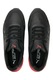 Puma, Pantofi sport de piele ecologica Respin, Negru/Rosu, 11
