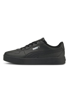 Puma, Pantofi sport low top de piele ecologica Skye Clean, Negru Puma, Pantofi sport low top de piele ecologica Skye Clean, Negru