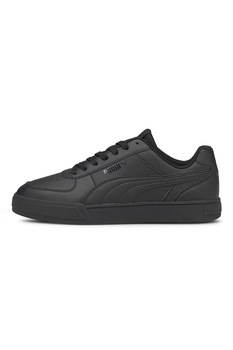 Puma, Pantofi sport de piele ecologica cu sireturi Caven, Negru Puma, Pantofi sport de piele ecologica cu sireturi Caven, Negru