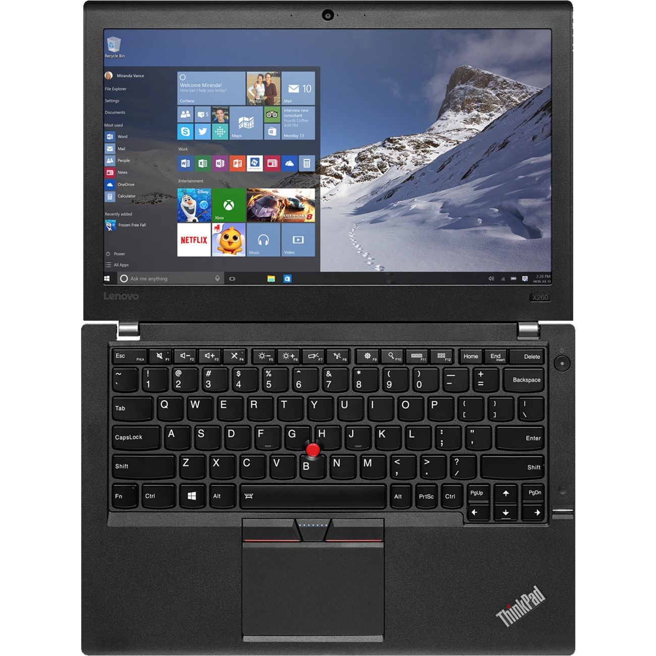 Ultrabook Lenovo ThinkPad X260 cu procesor Intel® Core™ i5-6200U