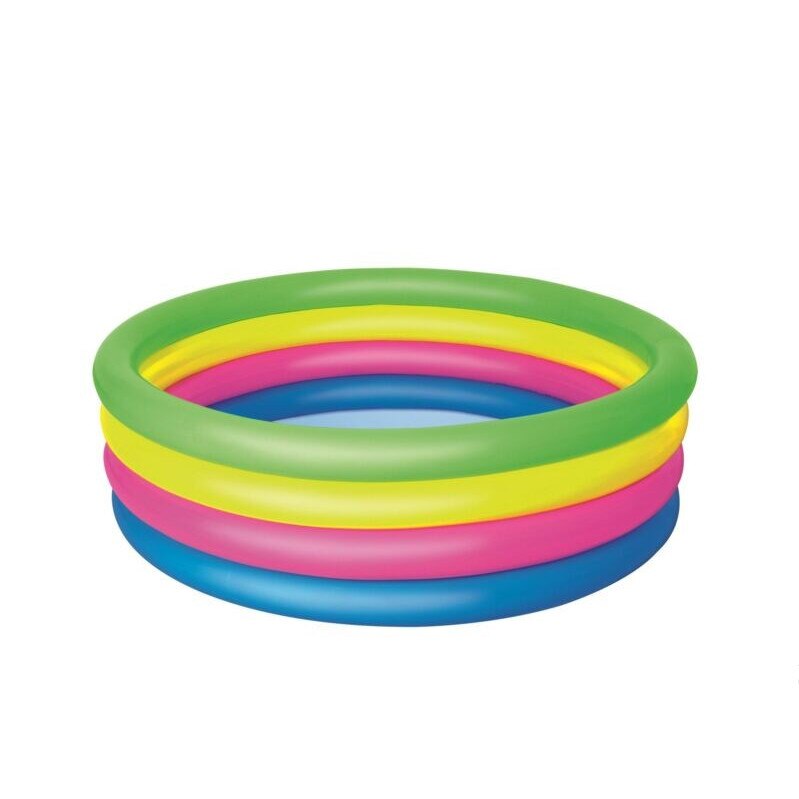 Piscina gonflabila cu 4 inele pentru copii Bestway, 157x46 cm, Multicolor