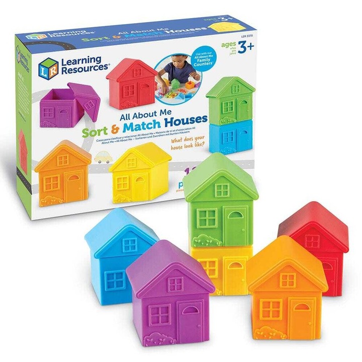 Set case de sortare, Learning Resources, Multicolor