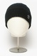 Timberland, Caciula striata unisex Solid, Negru