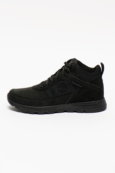 Timberland, Ghete de piele nabuc si plasa Field Trekker, Negru Timberland, Ghete de piele nabuc si plasa Field Trekker, Negru
