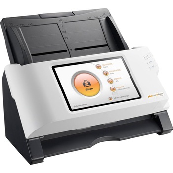 Scanner Plustek, Escan A 350 Sharepoint, USB, 30 ppm / 60 ipm, Negru/Alb Scanner Plustek, Escan A 350 Sharepoint, USB, 30 ppm / 60 ipm, Negru/Alb
