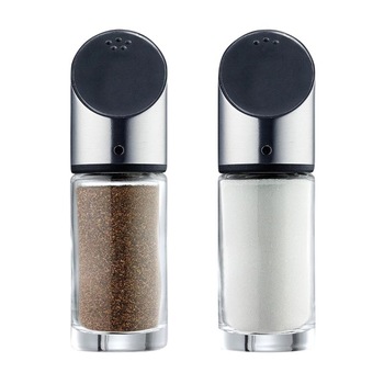 Set sare si piper Livo, inox/ sticla, Blomus- 635816 Set sare si piper Livo, inox/ sticla, Blomus- 635816