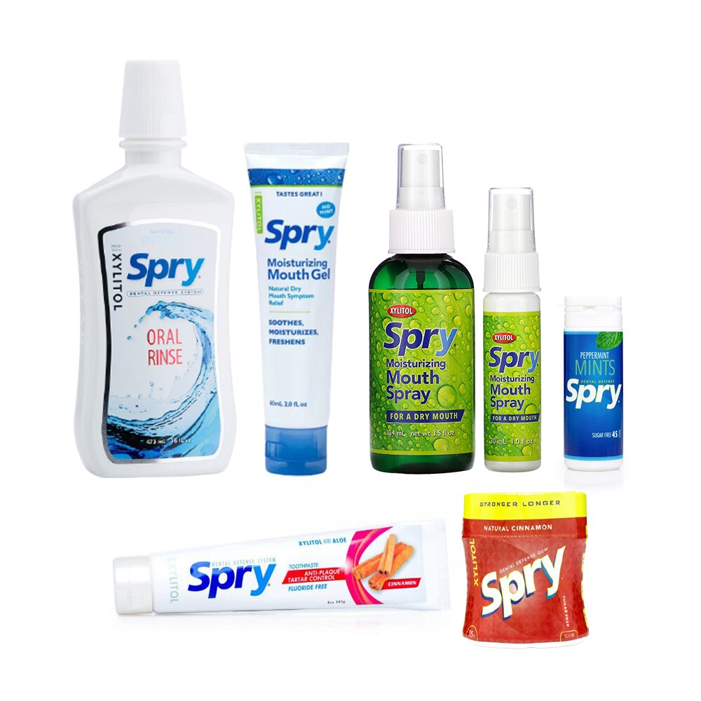 Pachet Smoker, Xlear, cu xylitol, fara zahar, 100% ingrediente naturale, 7 produse pentru fumatori