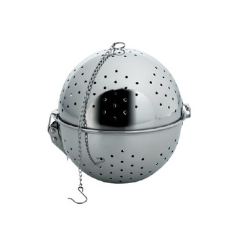 Bila inox perforata pentru fiert orez/legume Bila inox perforata pentru fiert orez/legume