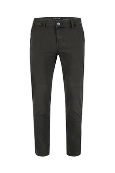 Pantaloni chino din bumbac, Volcano R-Fins, Imprimeu uni, Gri carbune, Gri carbune Pantaloni chino din bumbac, Volcano R-Fins, Imprimeu uni, Gri carbune, Gri carbune