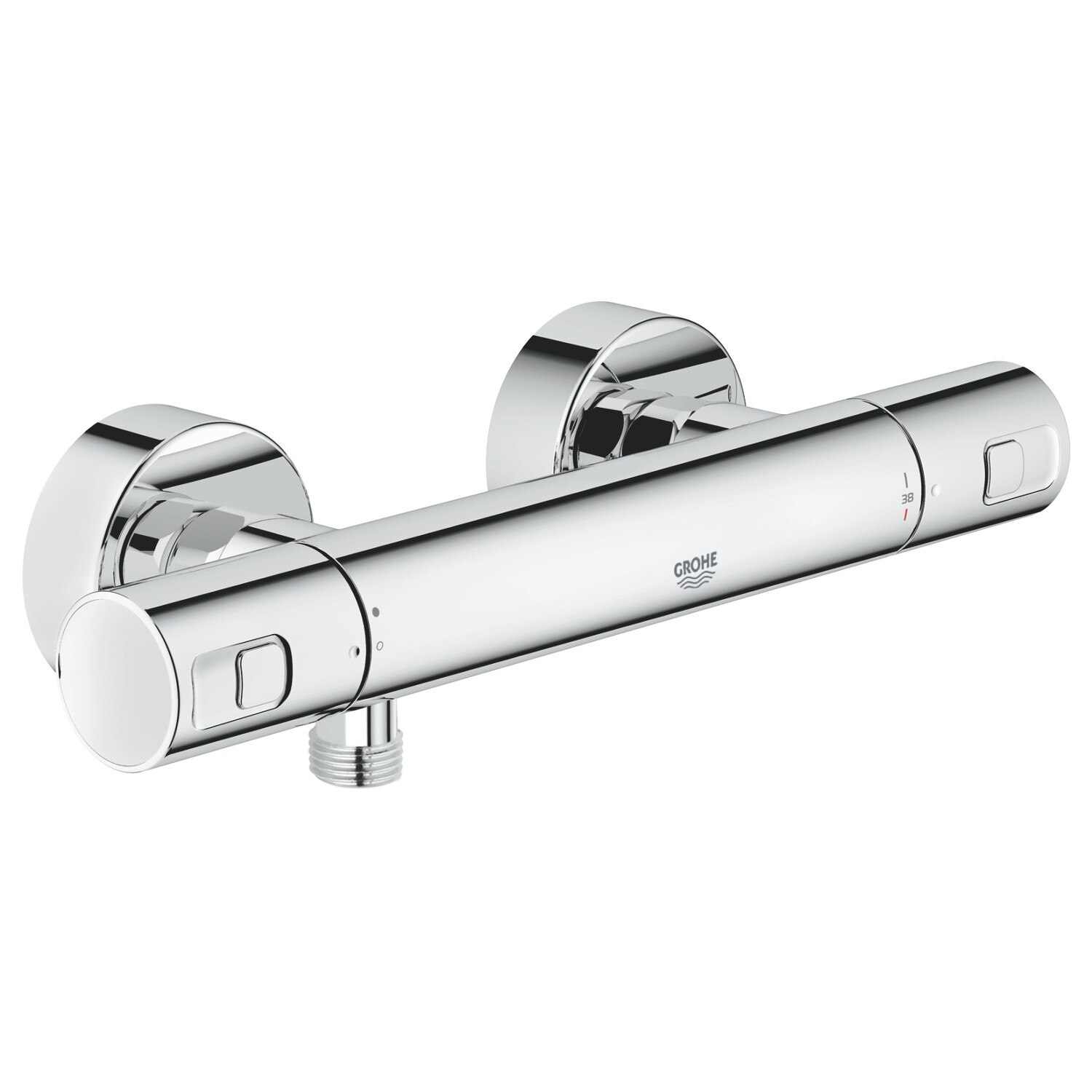 Baterie de dus Grohe Precision Joy 34333000, 1'2'', aparent, termostat, CoolTouch, crom