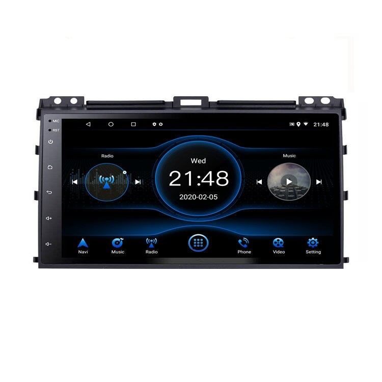 Navigatie dedicata Toyota Prado 2007- Edotec, cu Android, Radio, Bluetooth, Internet, procesor Octa Core, memorie 2GB si 16GB