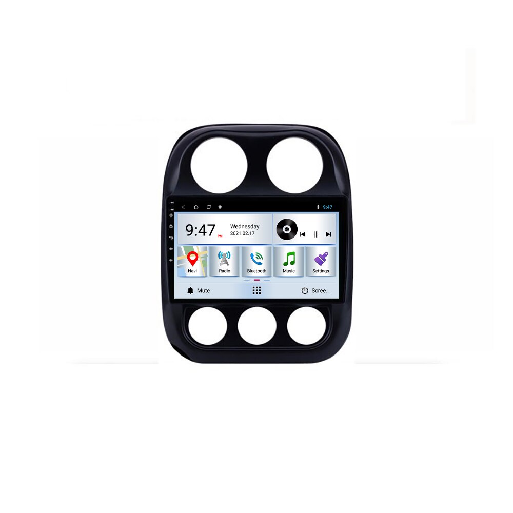 Navigatie dedicata Jeep Compass 2010-2016 Edotec, cu Android, Radio, Bluetooth, Internet, procesor Quad Core, memorie 1GB si 16GB