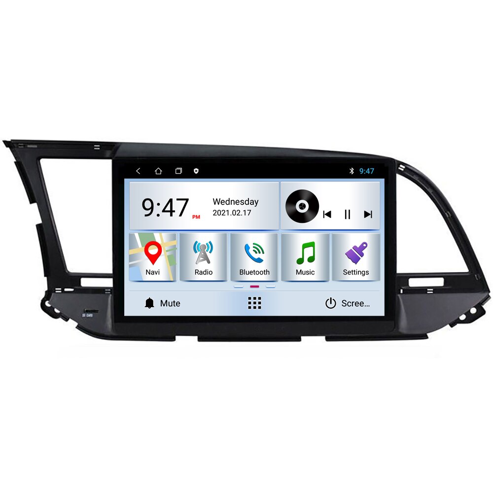 Navigatie dedicata Hyundai Elantra 2016- Edotec, cu Android, Radio, Bluetooth, Internet, procesor Quad Core, memorie 1GB si 16GB