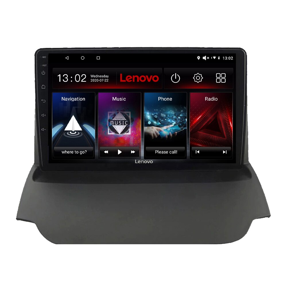 Navigatie dedicata Ford Ecosport 2013-2016 Edotec, cu Android, Radio, Bluetooth, Internet, procesor Octa Core, 4G, memorie 4GB si 64GB