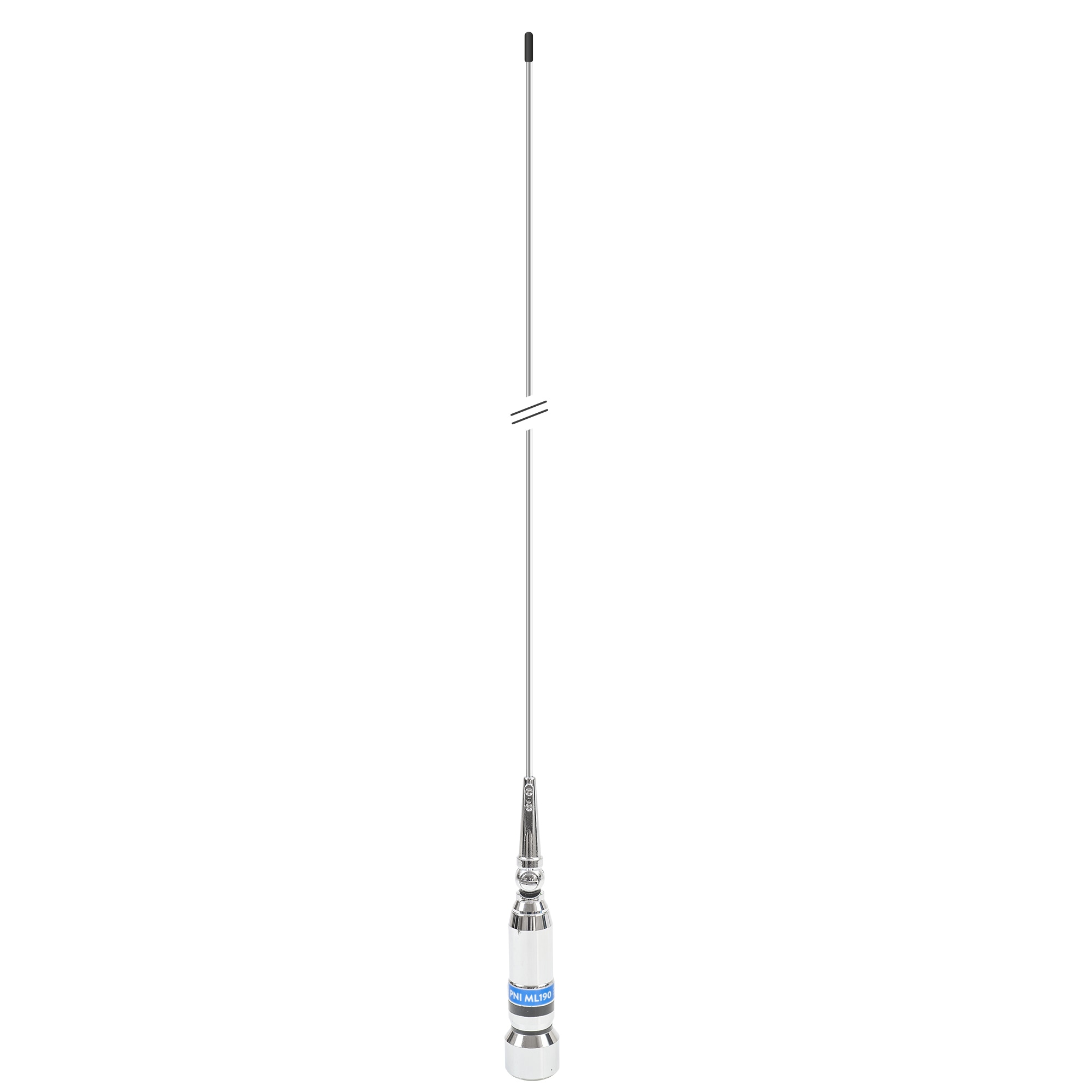 Antena CB PNI ML190, lungime 188cm, 26-28MHz, 600W cu inclinare la 90 de grade