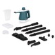 Aparat de curatat cu abur H.Koenig, NV680, toate suprafetele, rezervor 400 ml, incalzire rapida, cablu 3 m, accesorii incluse, compact, model 2022, albastru
