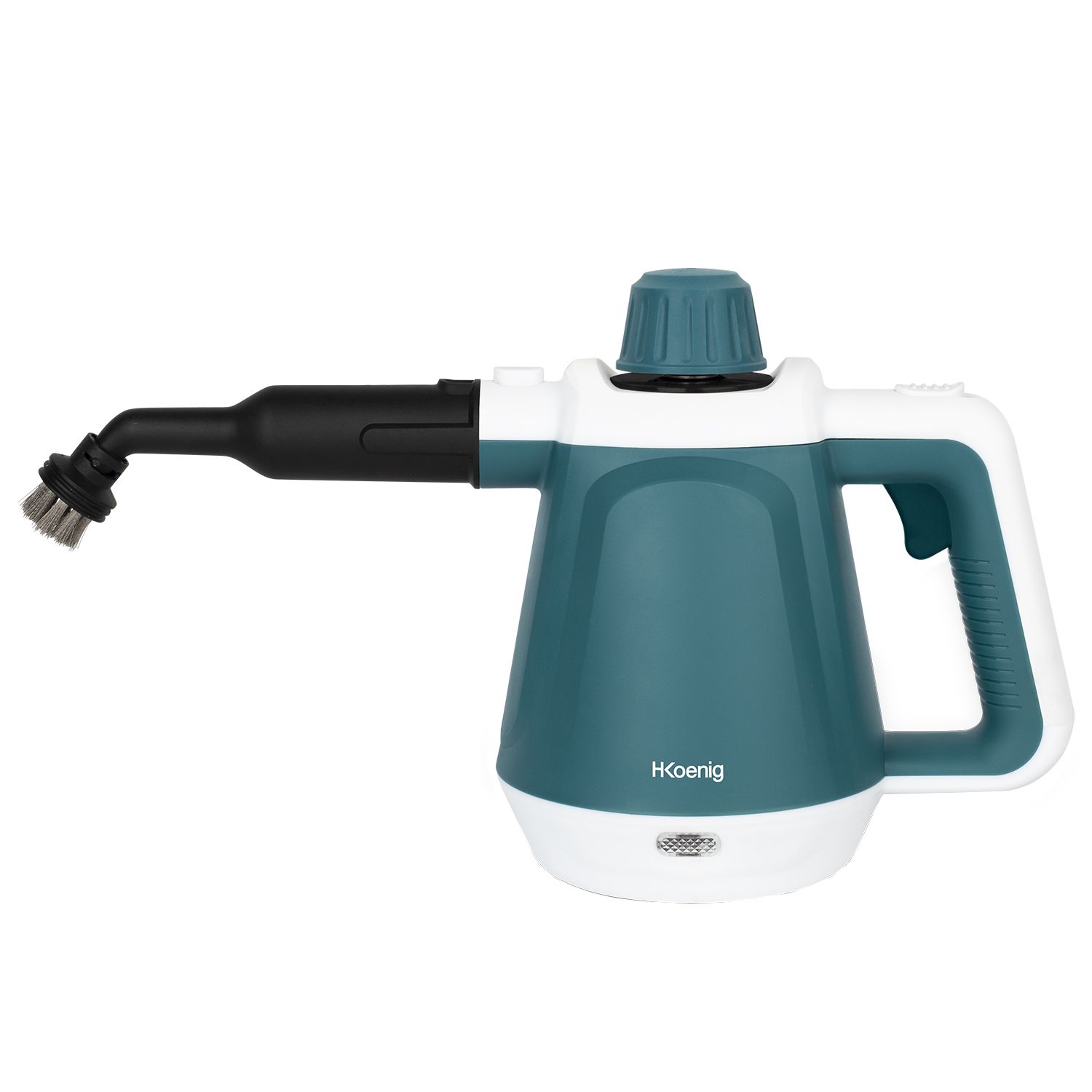 Aparat de curatat cu abur H.Koenig, NV680, toate suprafetele, rezervor 400 ml, incalzire rapida, cablu 3 m, accesorii incluse, compact, albastru