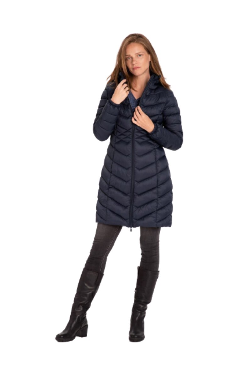 Geaca cu gluga Volcano J-IRIS, Nylon, Bleumarin