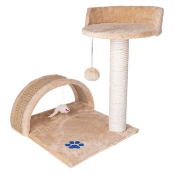 Ansamblu joaca pentru pisici 50/40/36 culoare bej Ansamblu joaca pentru pisici 50/40/36 culoare bej