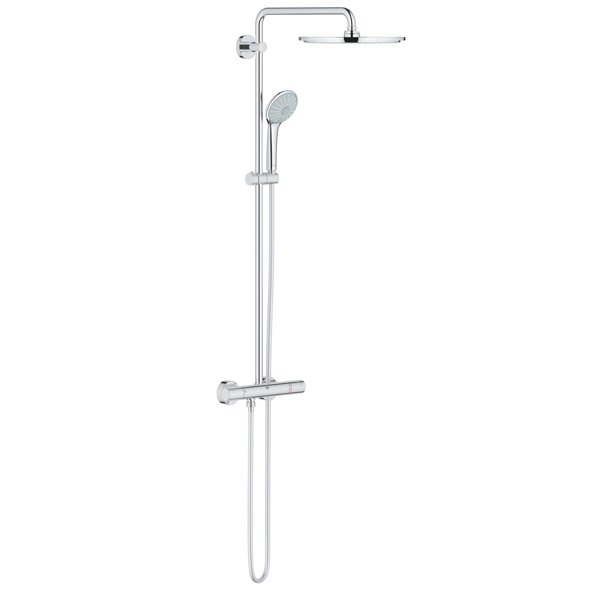 Sistem de dus Grohe Euphoria 310 26384000, aparent, termostat, 3 functii, 310 mm, CoolTouch, crom