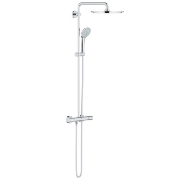 Sistem de dus Grohe Euphoria 310 26384000, aparent, termostat, 3 functii, 310 mm, CoolTouch, crom Sistem de dus Grohe Euphoria 310 26384000, aparent, termostat, 3 functii, 310 mm, CoolTouch, crom