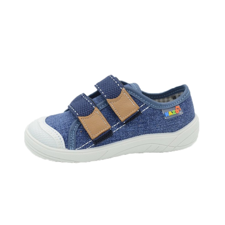 Pantofi din panza pentru baieti Nazo 032-AD-25, Albastru 15790