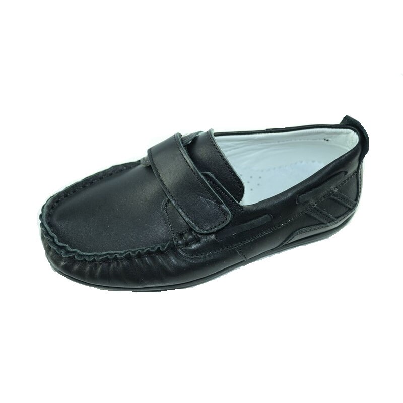 Mocasini ortopedici din piele pentru baieti PINKY PINKY PPM31, Negru 2294