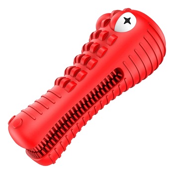 Jucarie de Ros cu Sunet pentru Caini, FizioTab®, Crocodil, Dog Dental Chew Toy, Cauciuc Natural Foarte Rezistent, Rosu, Cadou Periuta de Curatat Jucarie de Ros cu Sunet pentru Caini, FizioTab®, Crocodil, Dog Dental Chew Toy, Cauciuc Natural Foarte Rezistent, Rosu, Cadou Periuta de Curatat