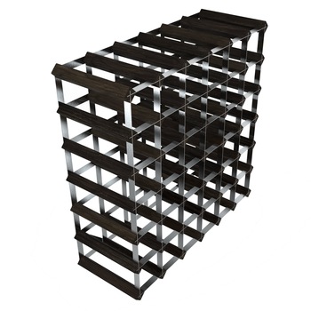 Raft pentru 42 sticle de vin, lemn de pin, Black Ash - RTA Raft pentru 42 sticle de vin, lemn de pin, Black Ash - RTA