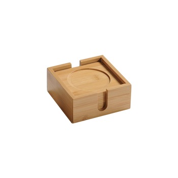 Set 6 suporturi pentru pahare, 12 x 12 cm, bambus - Kesper Set 6 suporturi pentru pahare, 12 x 12 cm, bambus - Kesper