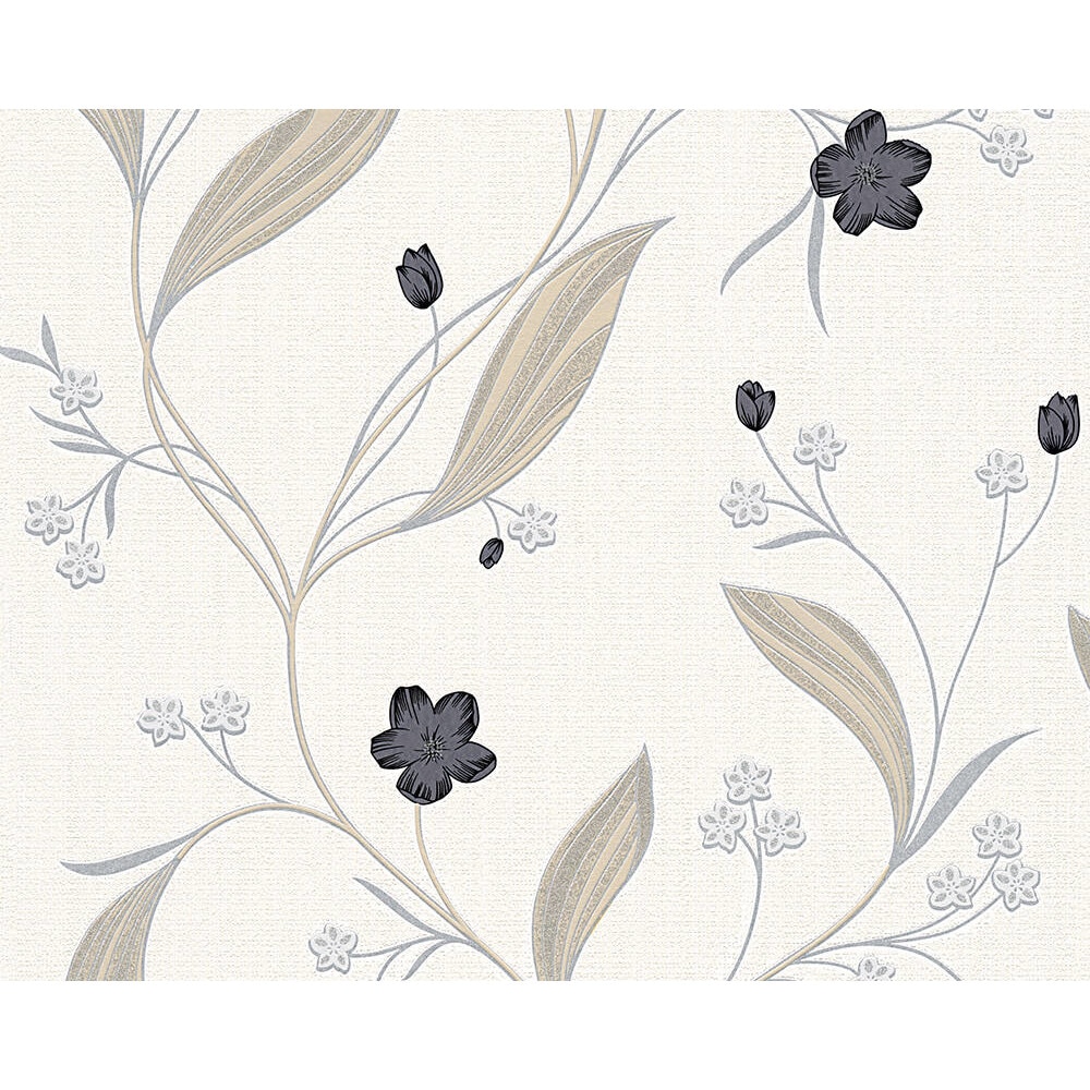 Tapet, AS Creation 303935, Bej/Negru, 10.05 x 0.53 m