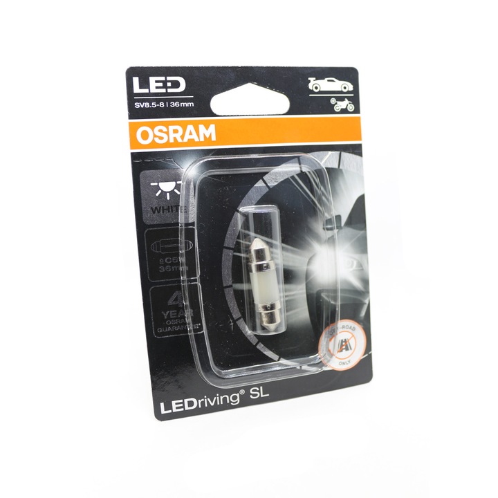 LED izzó Osram C5W LEDriving Premium SL, 12v, 0.6W, SV8.5-8