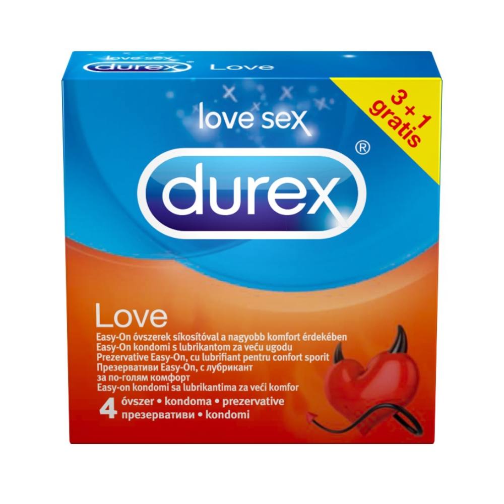 Prezervative Durex Love Easy On 4 buc