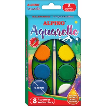 Acuarele Alpino 8 culori/set Acuarele Alpino 8 culori/set