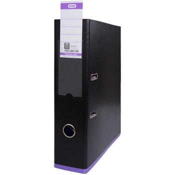 Biblioraft Oxford MyColour A4, plastifiat PP/PP, 80 mm, negru/violet Biblioraft Oxford MyColour A4, plastifiat PP/PP, 80 mm, negru/violet