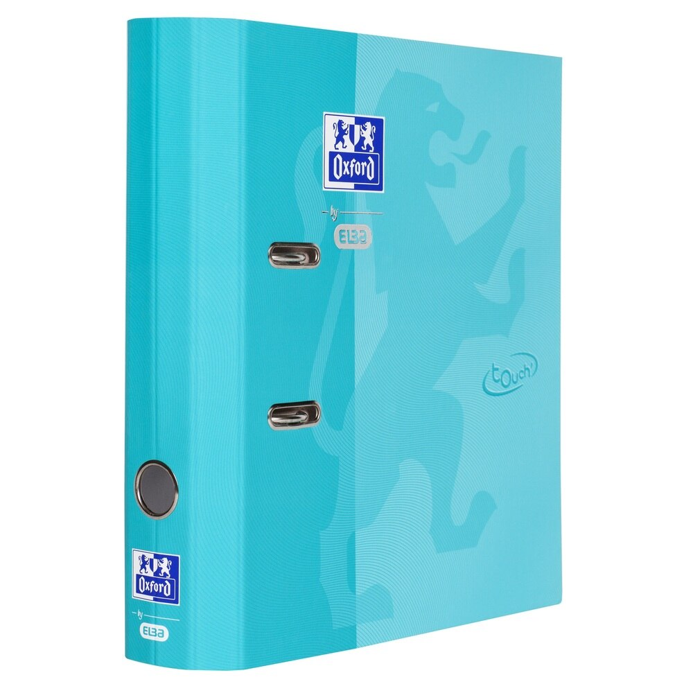 Biblioraft Oxford School Touch, carton color soft touch, cotor 88mm, rotunjit, aqua