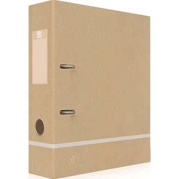 Biblioraft Oxford Touareg, carton reciclat, cotor 80mm, culoarea nisipului/alb Biblioraft Oxford Touareg, carton reciclat, cotor 80mm, culoarea nisipului/alb