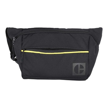 Borseta Caterpillar Code Hex Parkour material 420D hexagonal, buzunar cu fermoar, negru Borseta Caterpillar Code Hex Parkour material 420D hexagonal, buzunar cu fermoar, negru