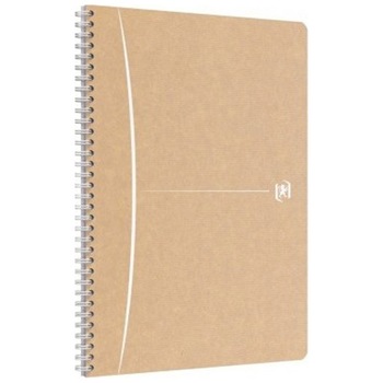 Caiet cu spirala A4, Oxford Touareg, 90 file, 90g/mp, coperta carton reciclat, nisip/ass - dictando Caiet cu spirala A4, Oxford Touareg, 90 file, 90g/mp, coperta carton reciclat, nisip/ass - dictando