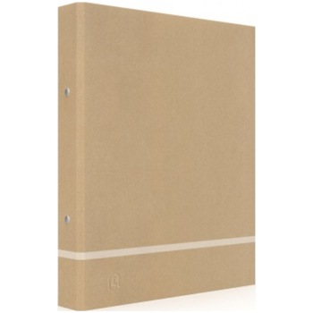 Caiet mecanic Oxford Touareg, carton reciclat, 4 inele D25mm, cotor 35mm, culoarea nisipului/alb Caiet mecanic Oxford Touareg, carton reciclat, 4 inele D25mm, cotor 35mm, culoarea nisipului/alb