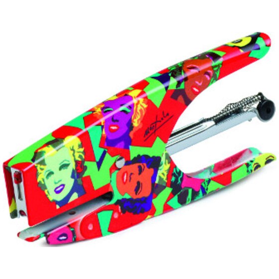 Capsator de mana (tip cleste) TURIKAN Pop Office Collection, 20 coli, capse 6/4, Marilyn Monroe