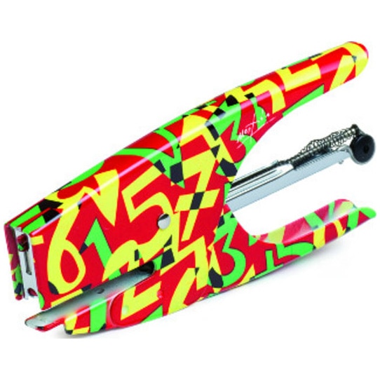 Capsator de mana (tip cleste) TURIKAN Pop Office Collection, 20 coli, capse 6/4, numere