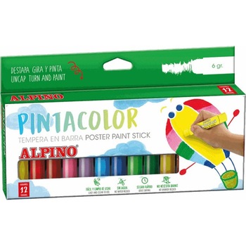 Creioane Tempera Alpino PintaColor 12 culori/set Creioane Tempera Alpino PintaColor 12 culori/set