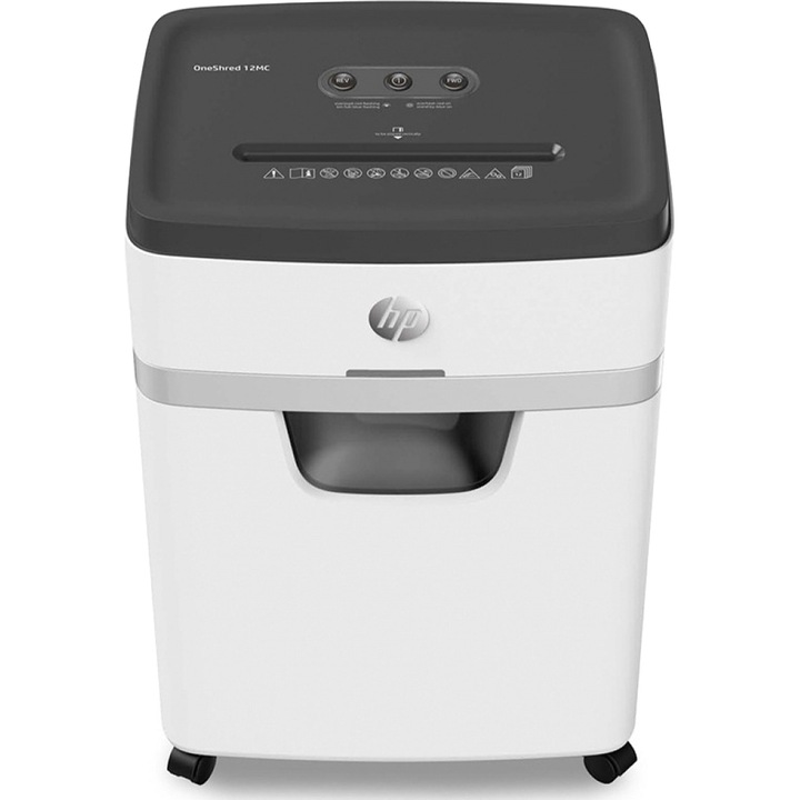HP OneShred 12MC 12 lapos iratmegsemmisítő, mikro vágott (2 x 15 mm), biztonsági szint 5
