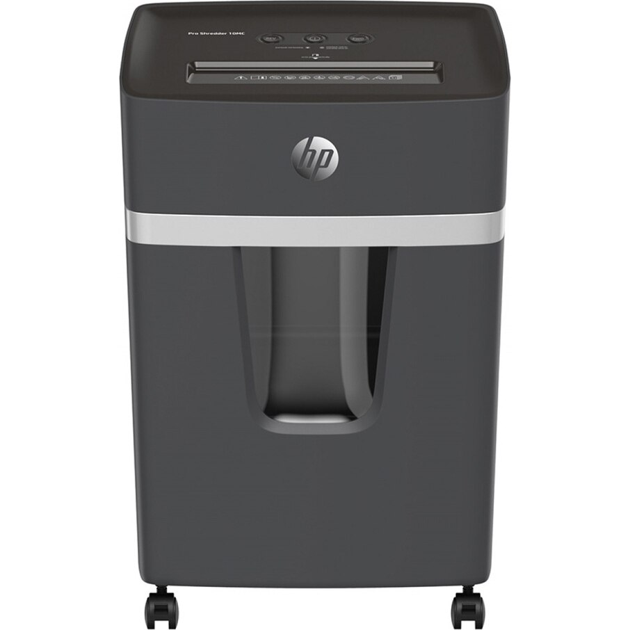 Distrugator de documente HP Pro Shredder 10MC, 10 coli, micro cut (2 x 15mm), nivel securitate 5