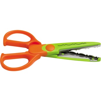 Foarfeca copii Alpino Crea 13cm, 8 modele de taiere Foarfeca copii Alpino Crea 13cm, 8 modele de taiere