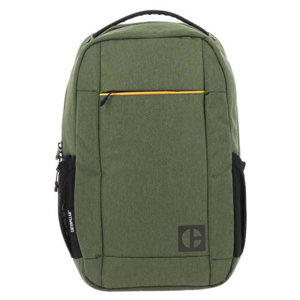 Rucsac Caterpillar Code Quest Adventure material 420D hexagonal, verde masliniu, 30 x 18 x 40 cm