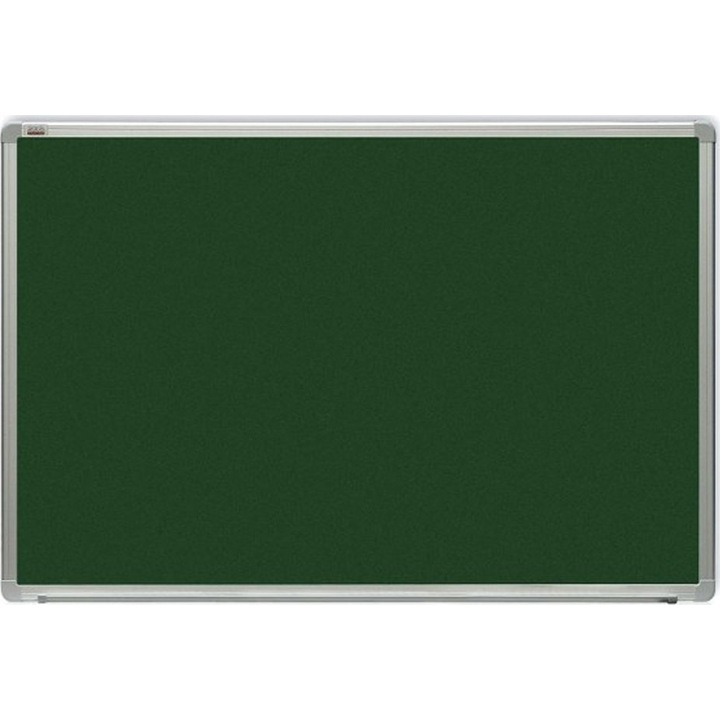 Зелена дъска Optima, Магнитна, Алуминиева рамка, 100 x 200 см, За тебешир