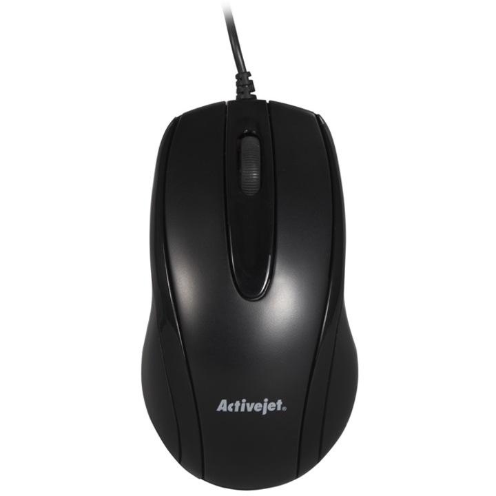 Мишка Activejet AMY-083, USB, черен