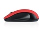 Мишка Modecom MC-WM10S, безжична, за лява и дясна ръка, RF, 1600 DPI, червен